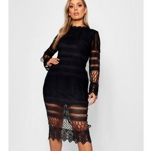 Midi Lace Plus Size